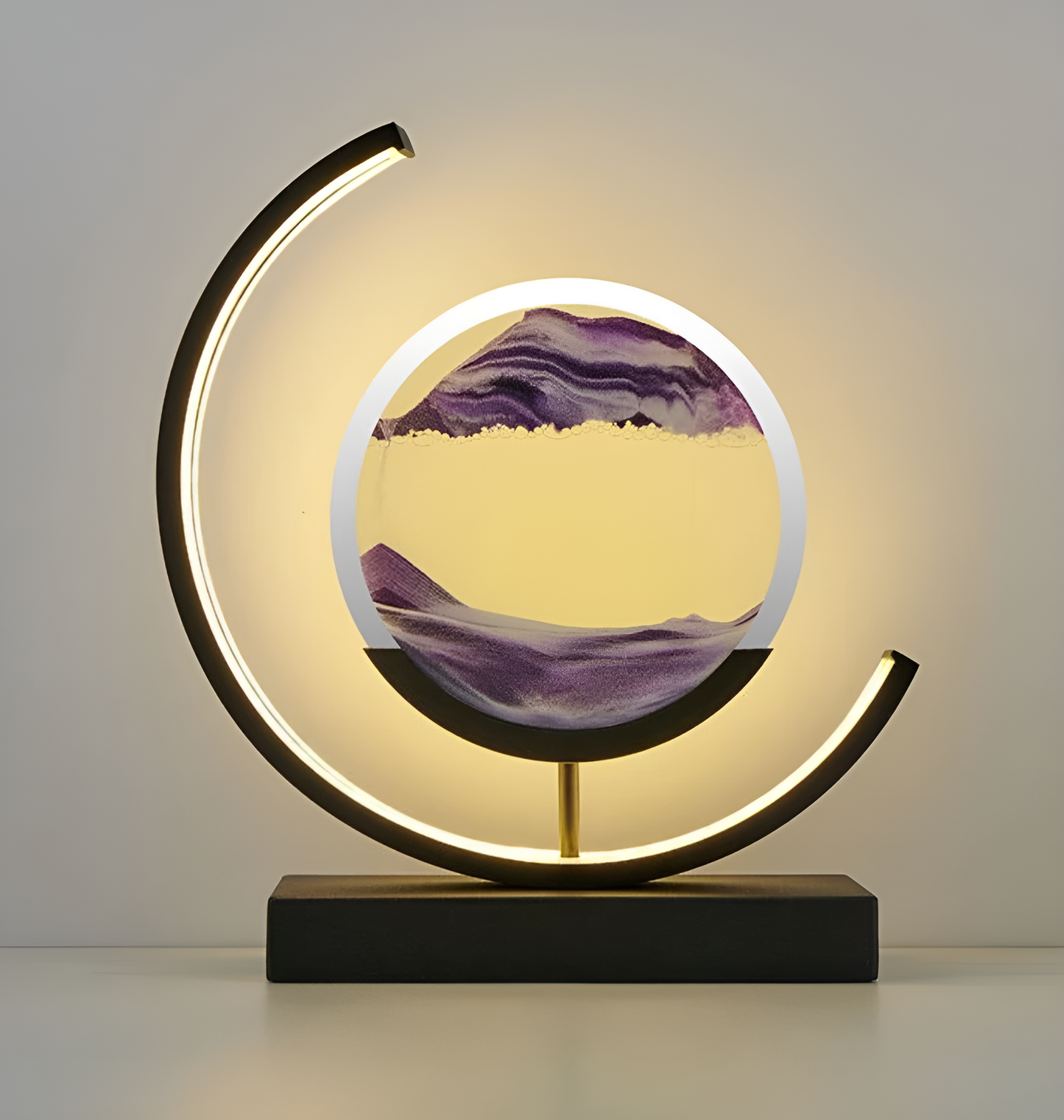 FlowSand – Vloeibare Zand LED Lamp met 3D Zandbeweging