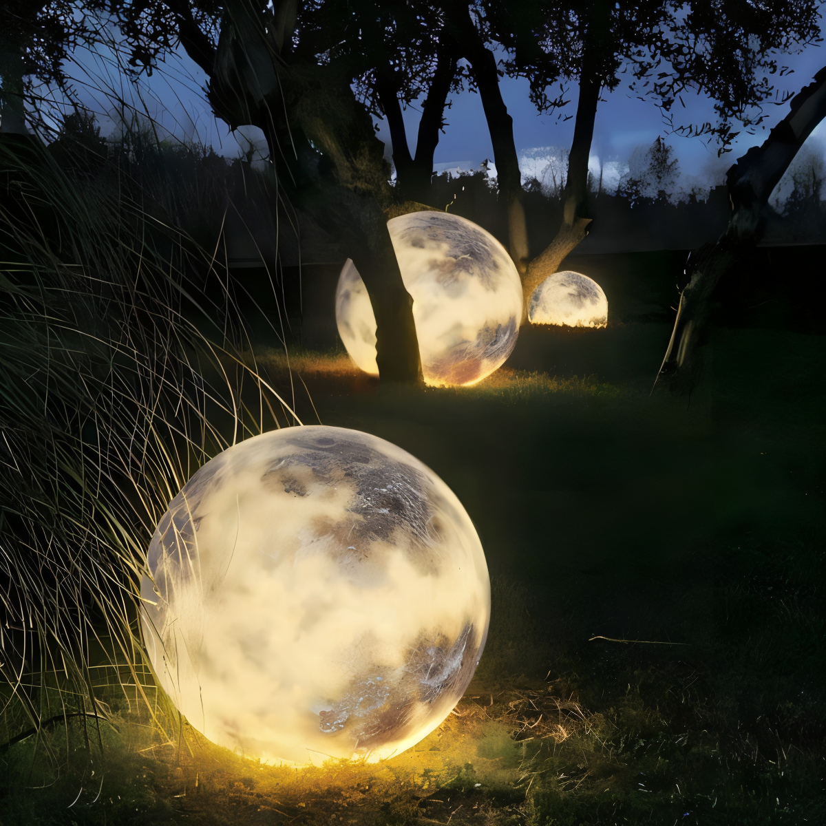 LunaLumena – Sfeervolle maanlamp op zonne-energie voor de tuin