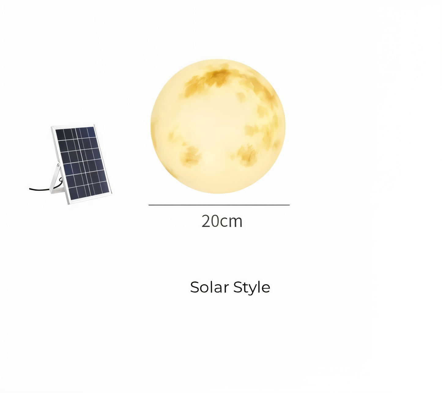 LunaLumena – Sfeervolle maanlamp op zonne-energie voor de tuin