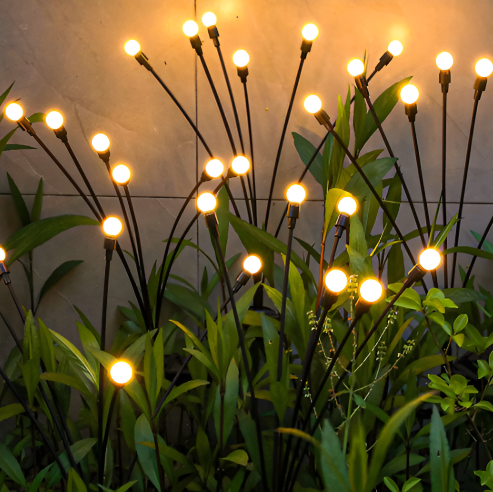 SolarSparkle – Sfeervolle tuinverlichting met glinsterend vuurvlieg-effect