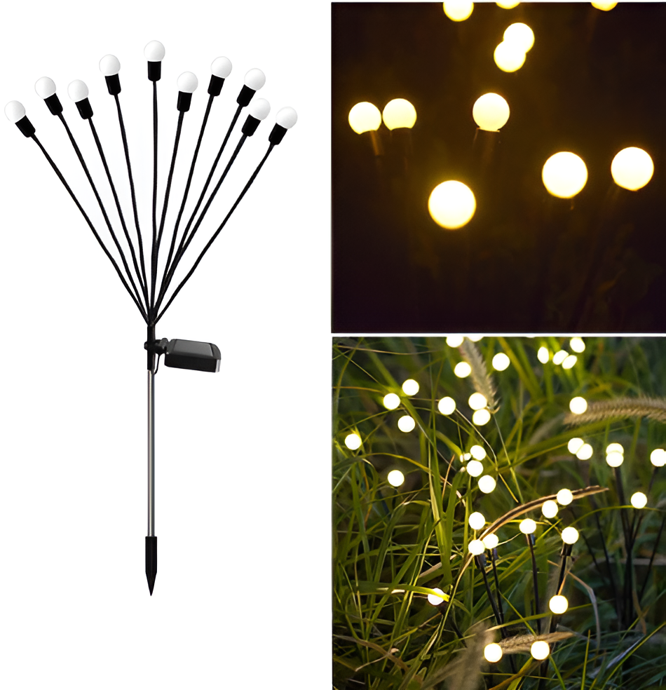 SolarSparkle – Sfeervolle tuinverlichting met glinsterend vuurvlieg-effect
