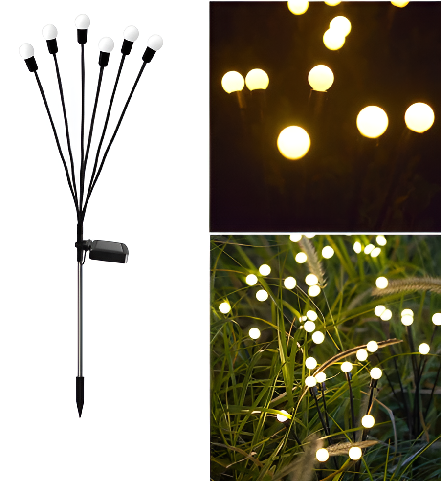 SolarSparkle – Sfeervolle tuinverlichting met glinsterend vuurvlieg-effect