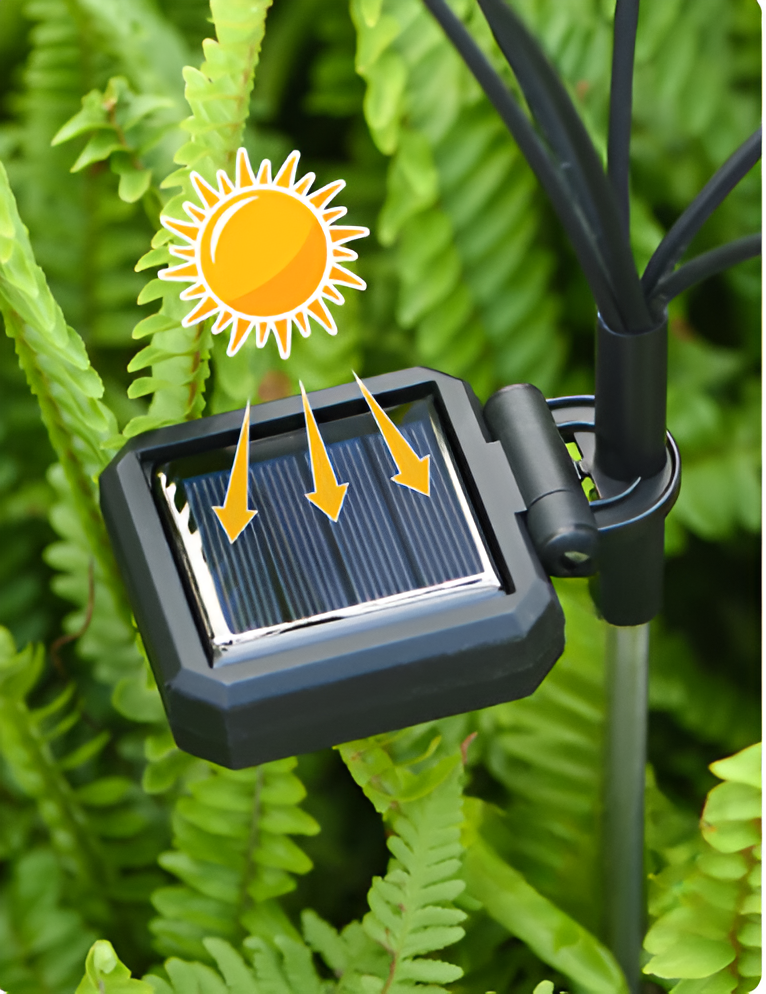 SolarSparkle – Sfeervolle tuinverlichting met glinsterend vuurvlieg-effect