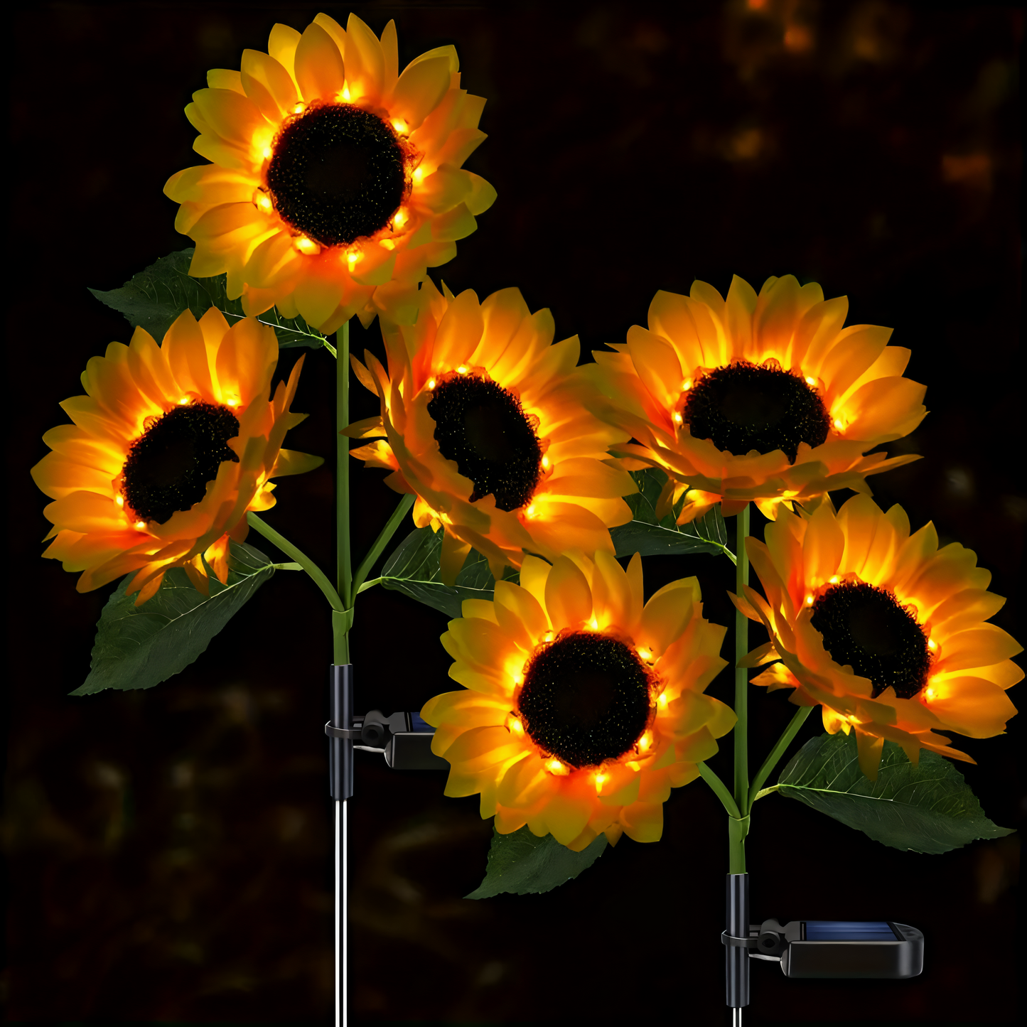 FloraLuce – Realistische zonnebloem solarverlichting voor de tuin