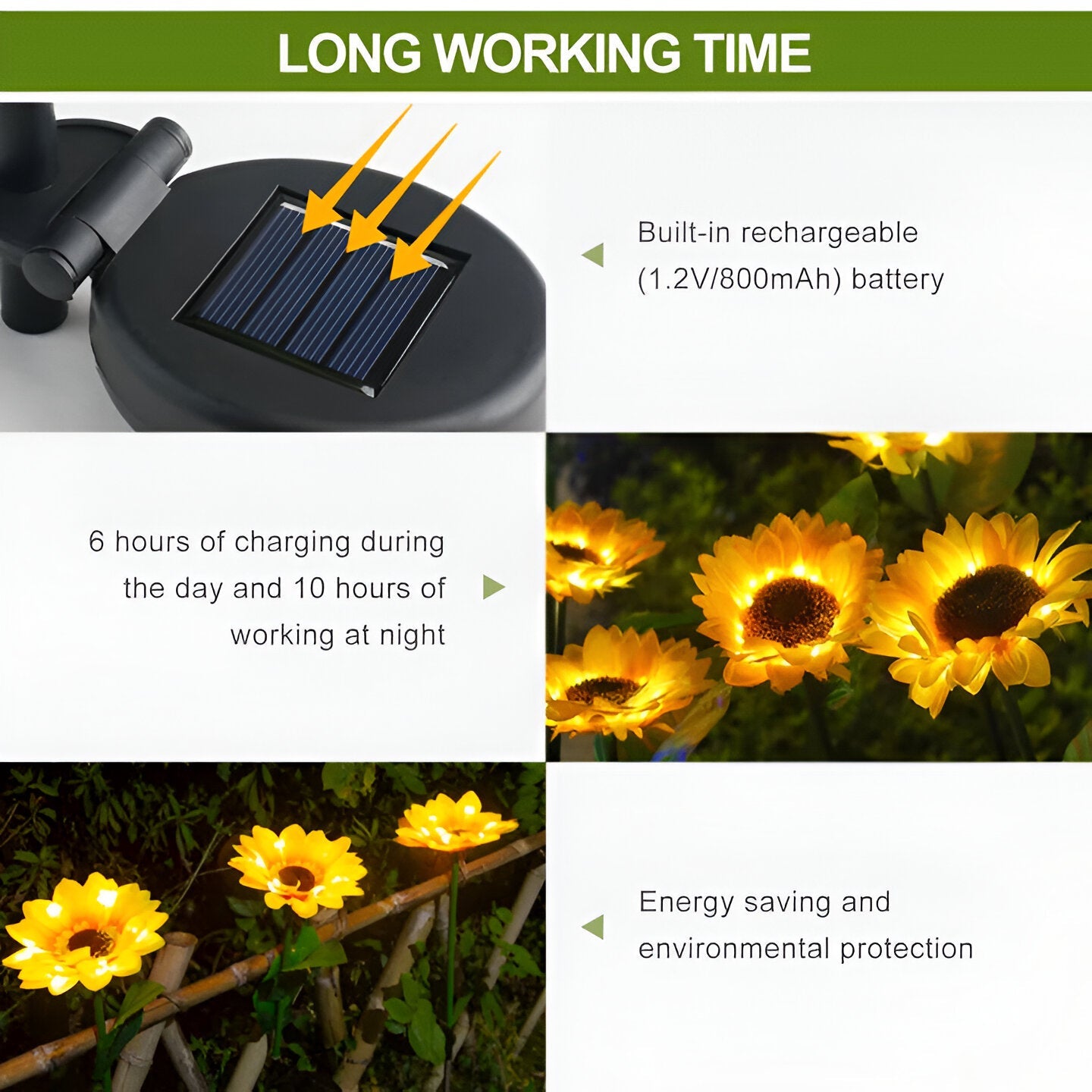 FloraLuce – Realistische zonnebloem solarverlichting voor de tuin