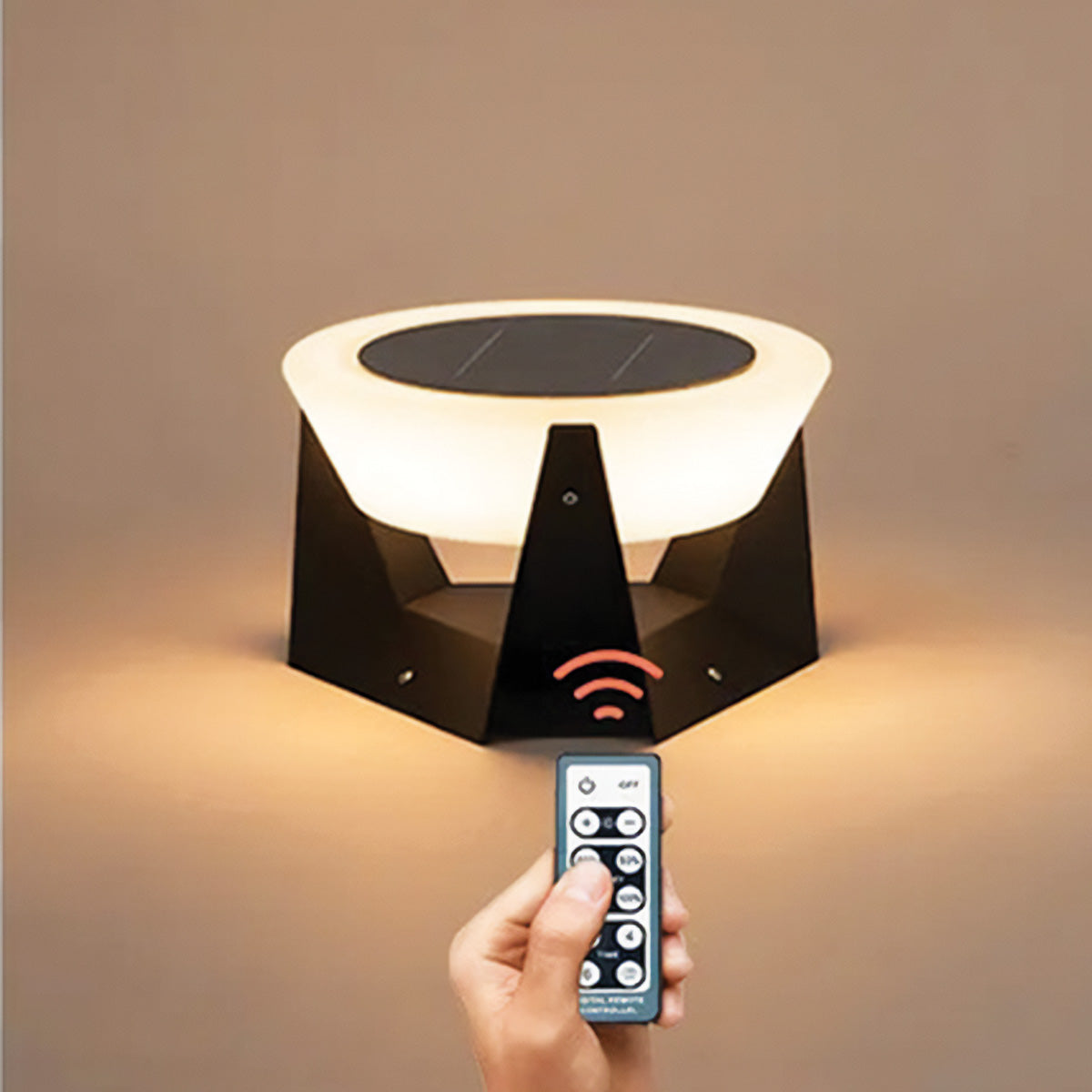 SolarLuxe – Moderne Solar Vloerlamp met Verstelbare Hoogte
