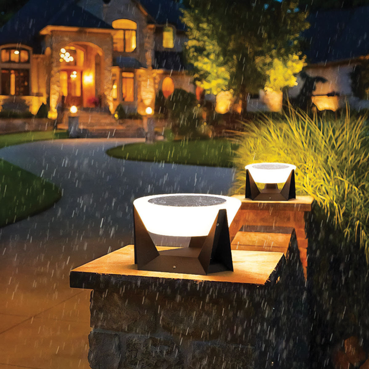 SolarLuxe – Moderne Solar Vloerlamp met Verstelbare Hoogte