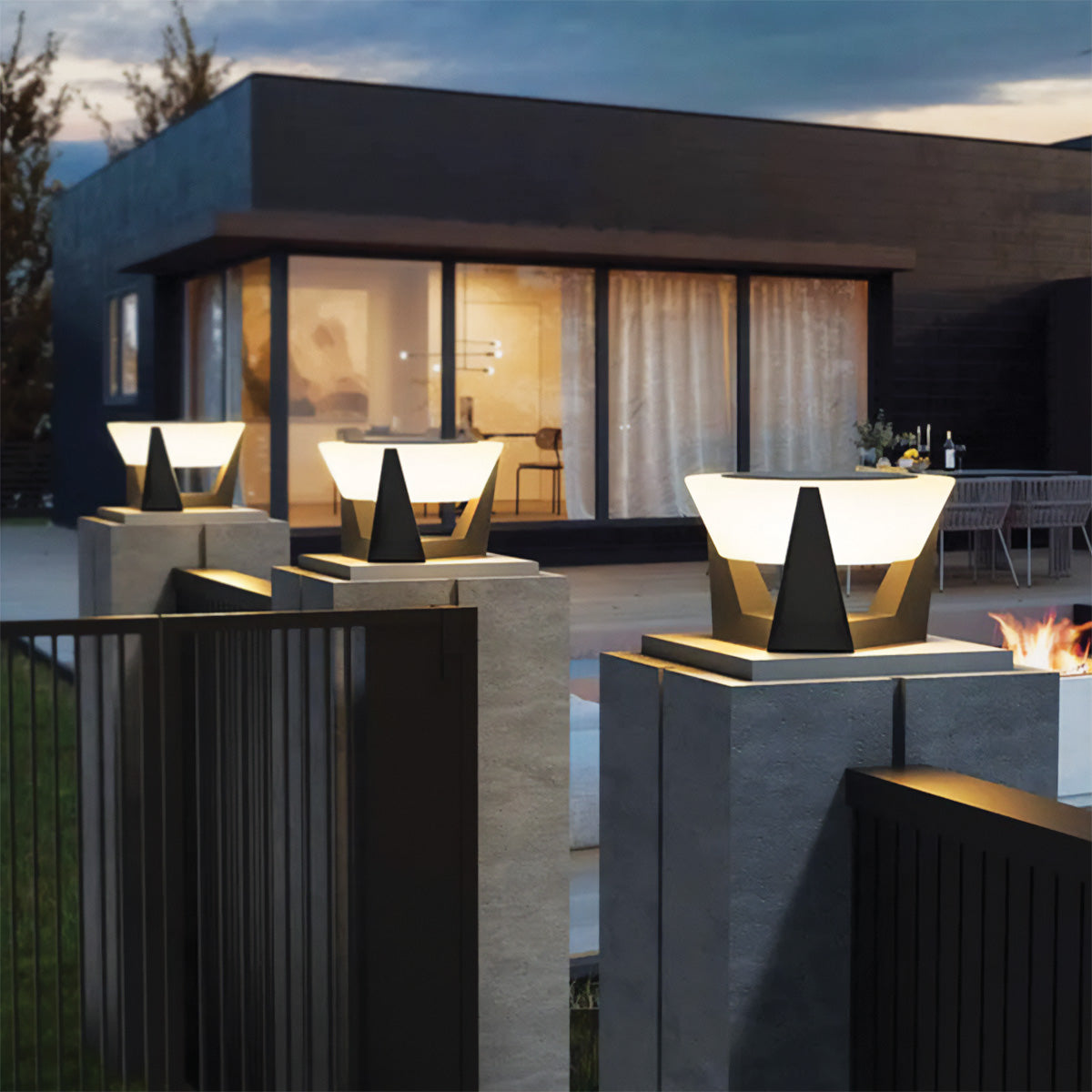 SolarLuxe – Moderne Solar Vloerlamp met Verstelbare Hoogte