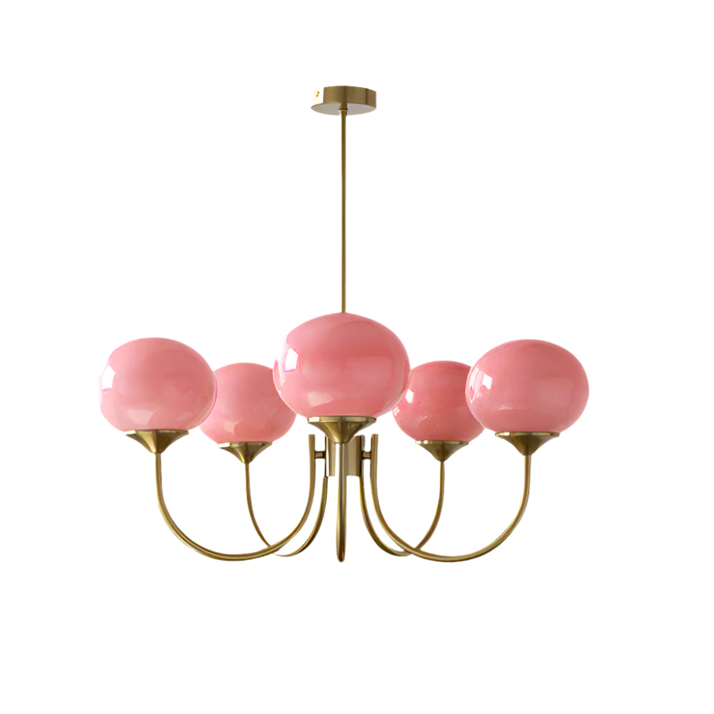 Nuvila – Speelse kroonluchter met marshmallow-look in wolkachtig design