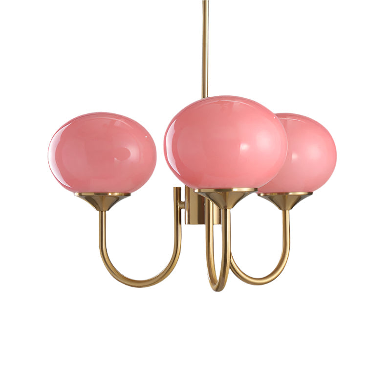 Nuvila – Speelse kroonluchter met marshmallow-look in wolkachtig design
