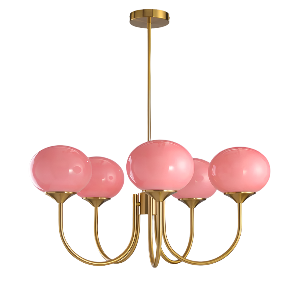 Nuvila – Speelse kroonluchter met marshmallow-look in wolkachtig design