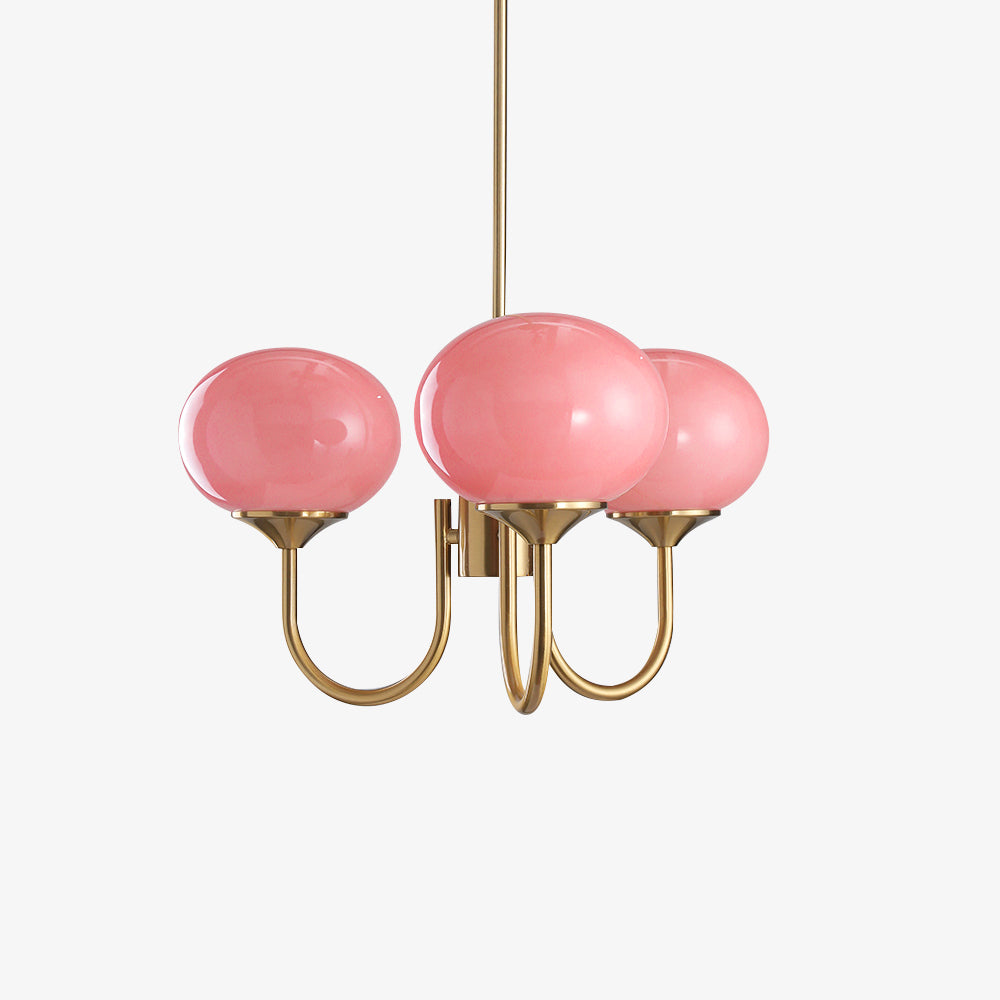 Nuvila – Speelse kroonluchter met marshmallow-look in wolkachtig design