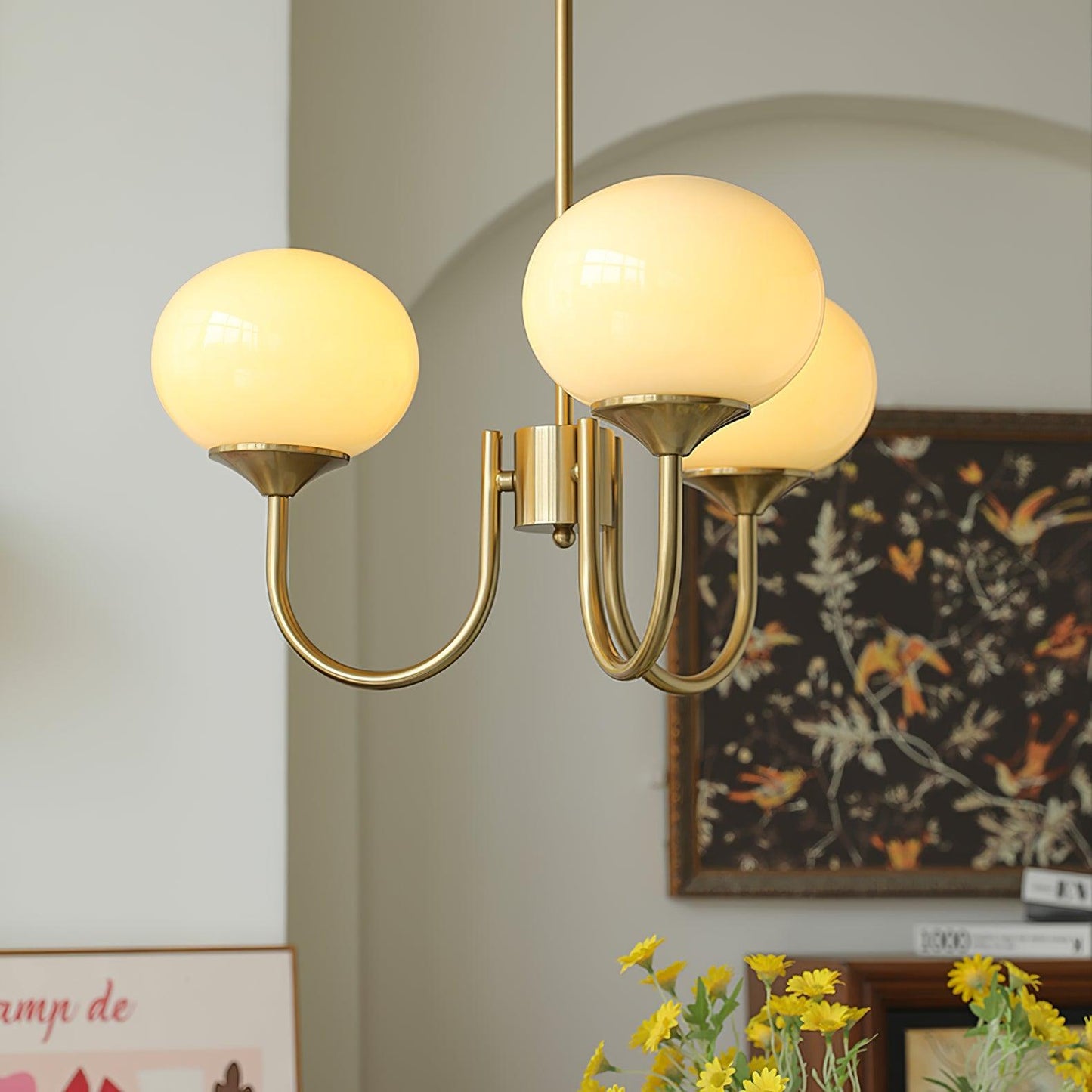 Nuvila – Speelse kroonluchter met marshmallow-look in wolkachtig design