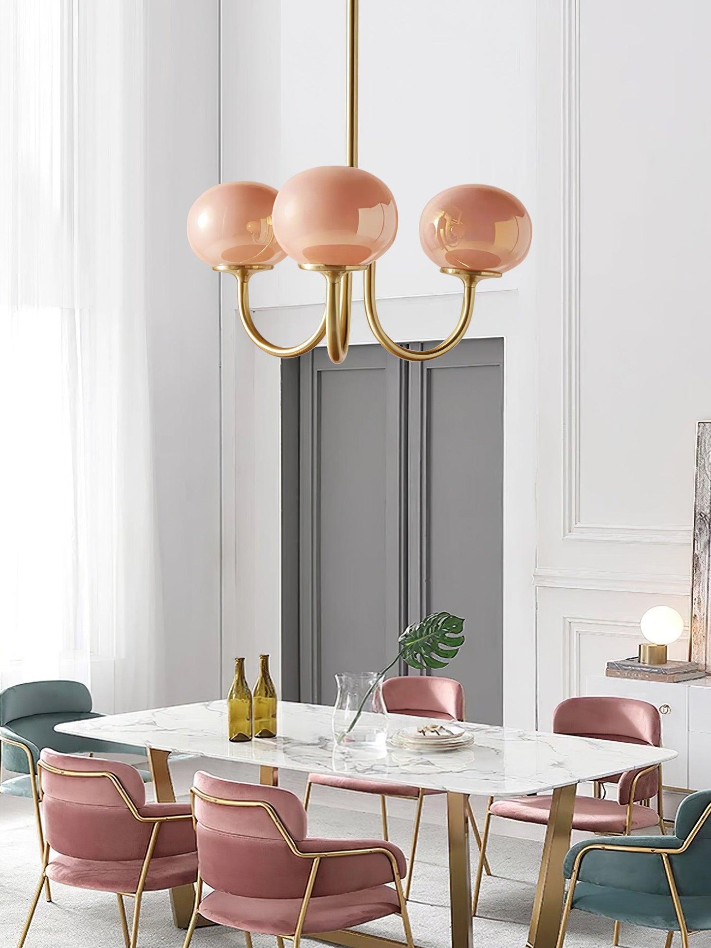 Nuvila – Speelse kroonluchter met marshmallow-look in wolkachtig design