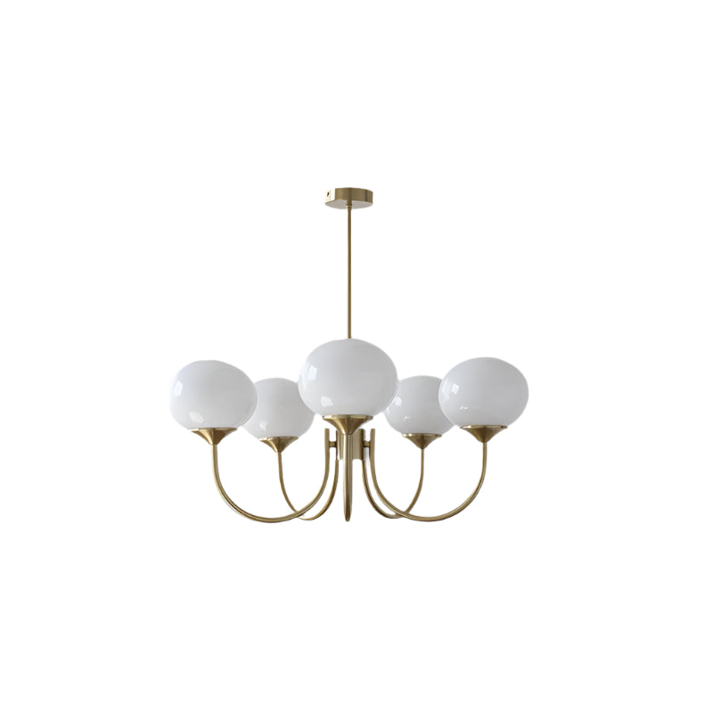 Nuvila – Speelse kroonluchter met marshmallow-look in wolkachtig design