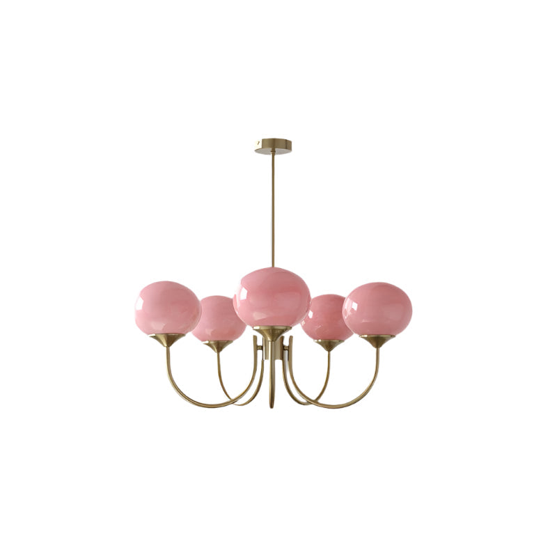 Nuvila – Speelse kroonluchter met marshmallow-look in wolkachtig design