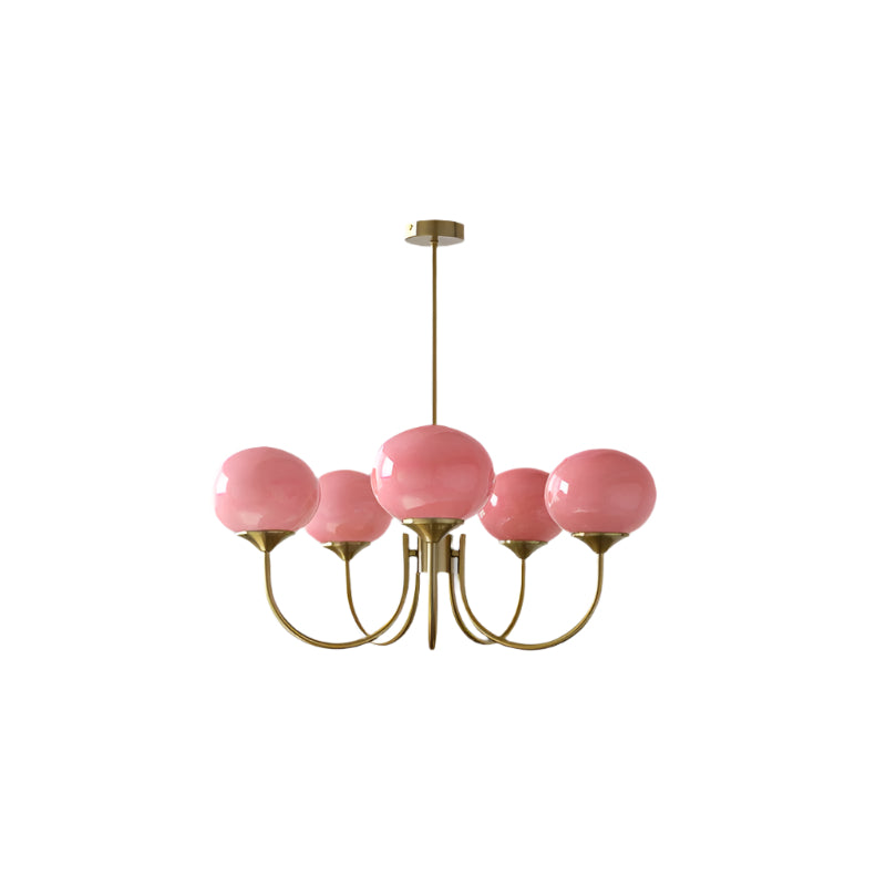 Nuvila – Speelse kroonluchter met marshmallow-look in wolkachtig design