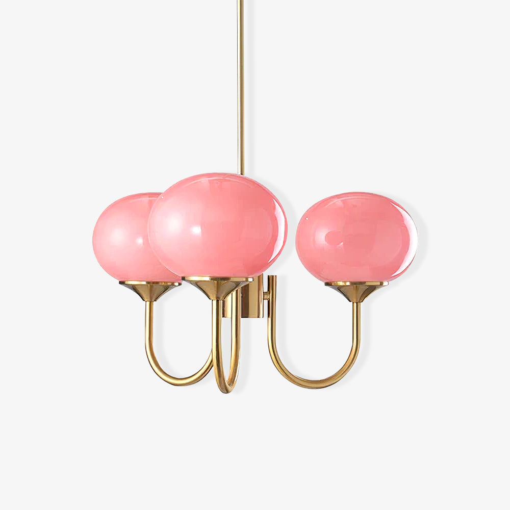 Nuvila – Speelse kroonluchter met marshmallow-look in wolkachtig design