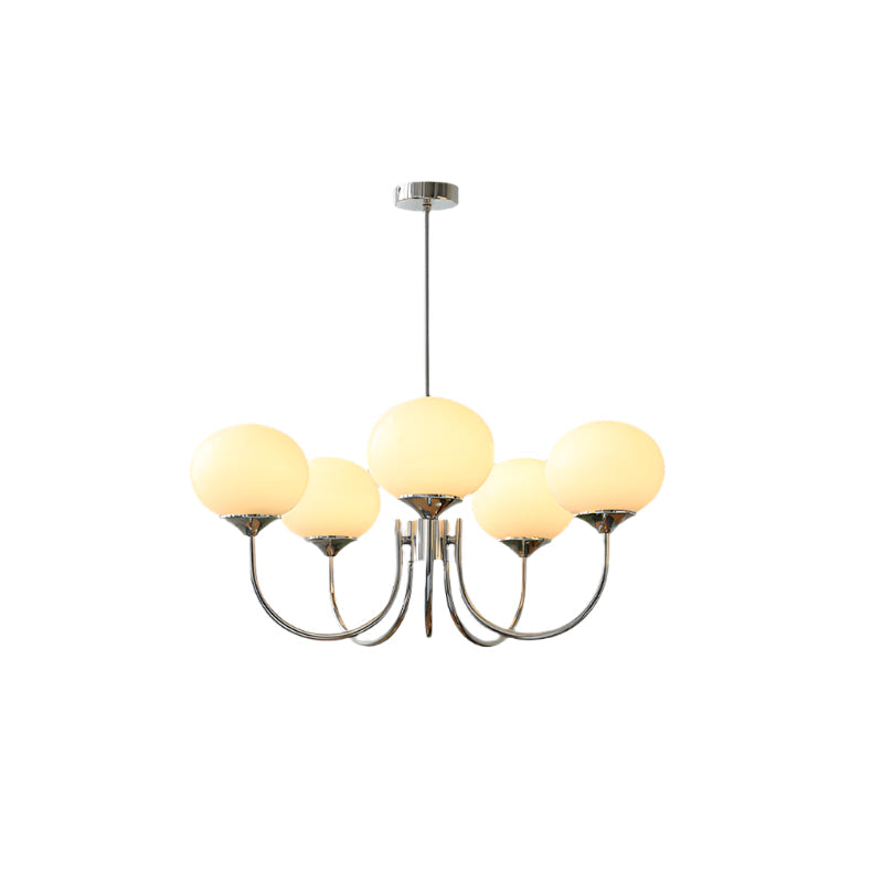 Nuvila – Speelse kroonluchter met marshmallow-look in wolkachtig design