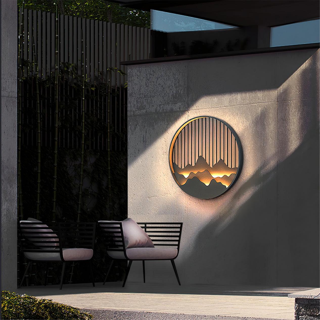 MountainGlow – Outdoor Wandleuchte