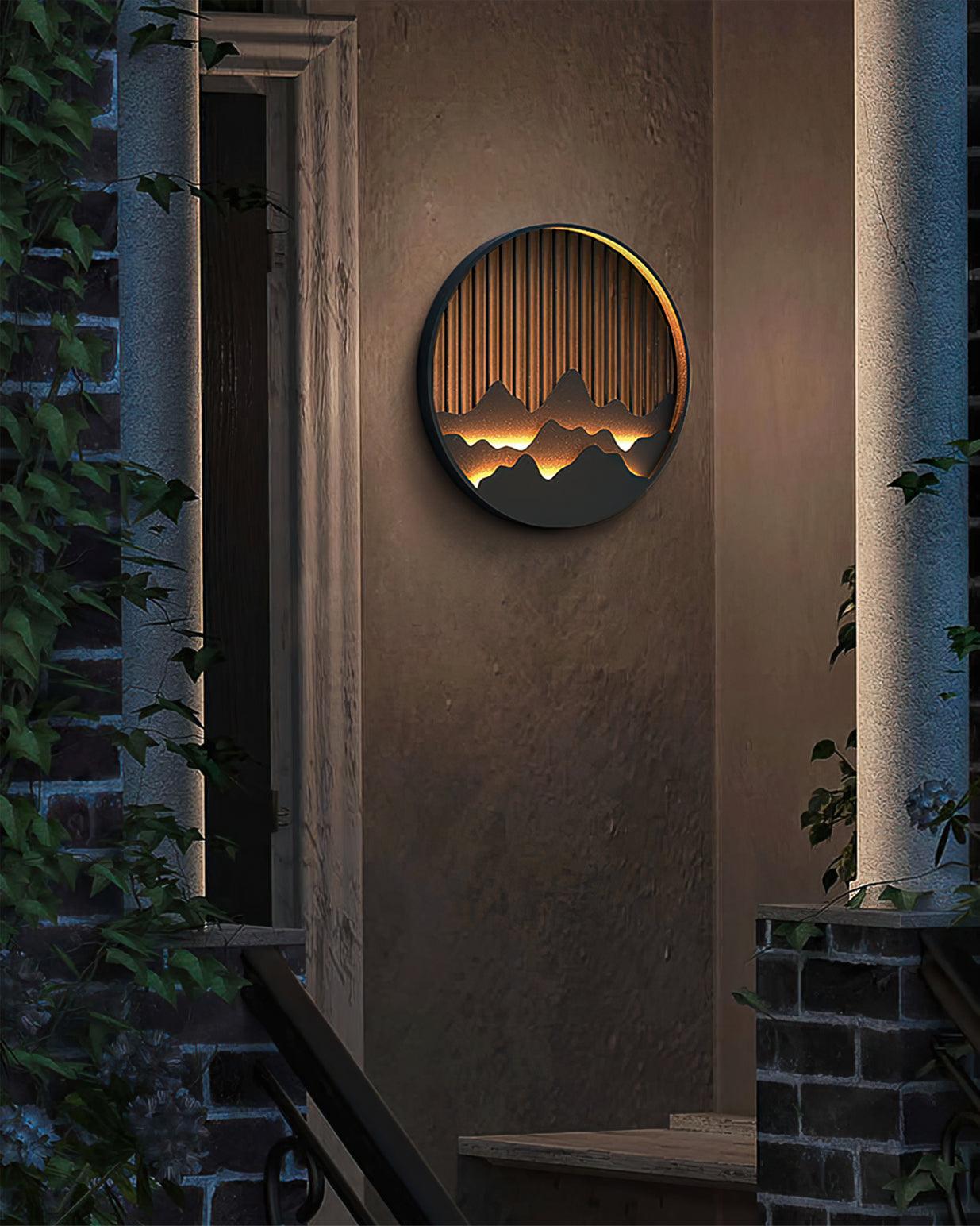 MountainGlow – Outdoor Wandleuchte