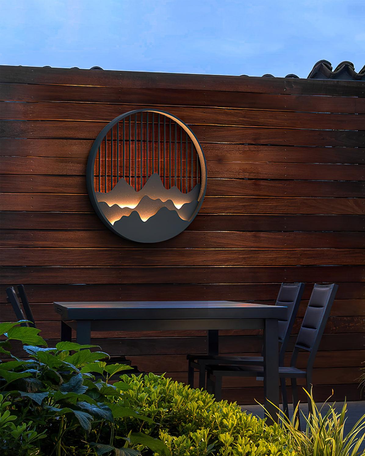 MountainGlow – Outdoor Wandleuchte