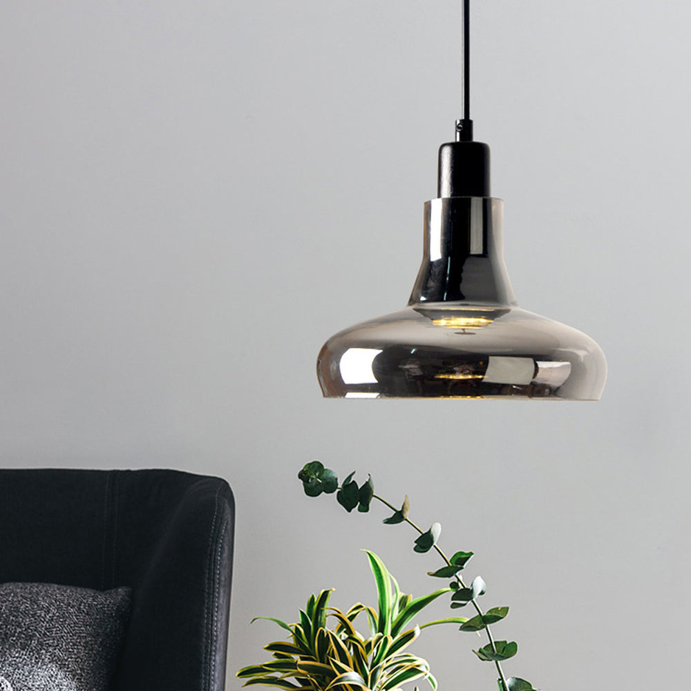 Liora Hanglamp – Modern, Rookgrijs Glas, Energiezuinig