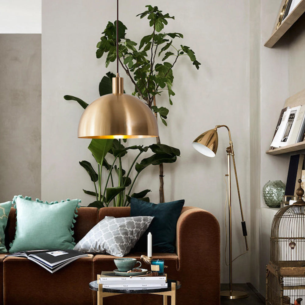 Vera Hanglamp – Messing, Verstelbaar, Mid-Century Stijl