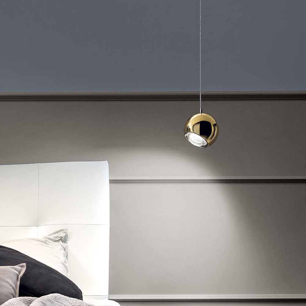 Lucian Hanglamp – Mid-Century Art Deco, Zilver & Goud, LED