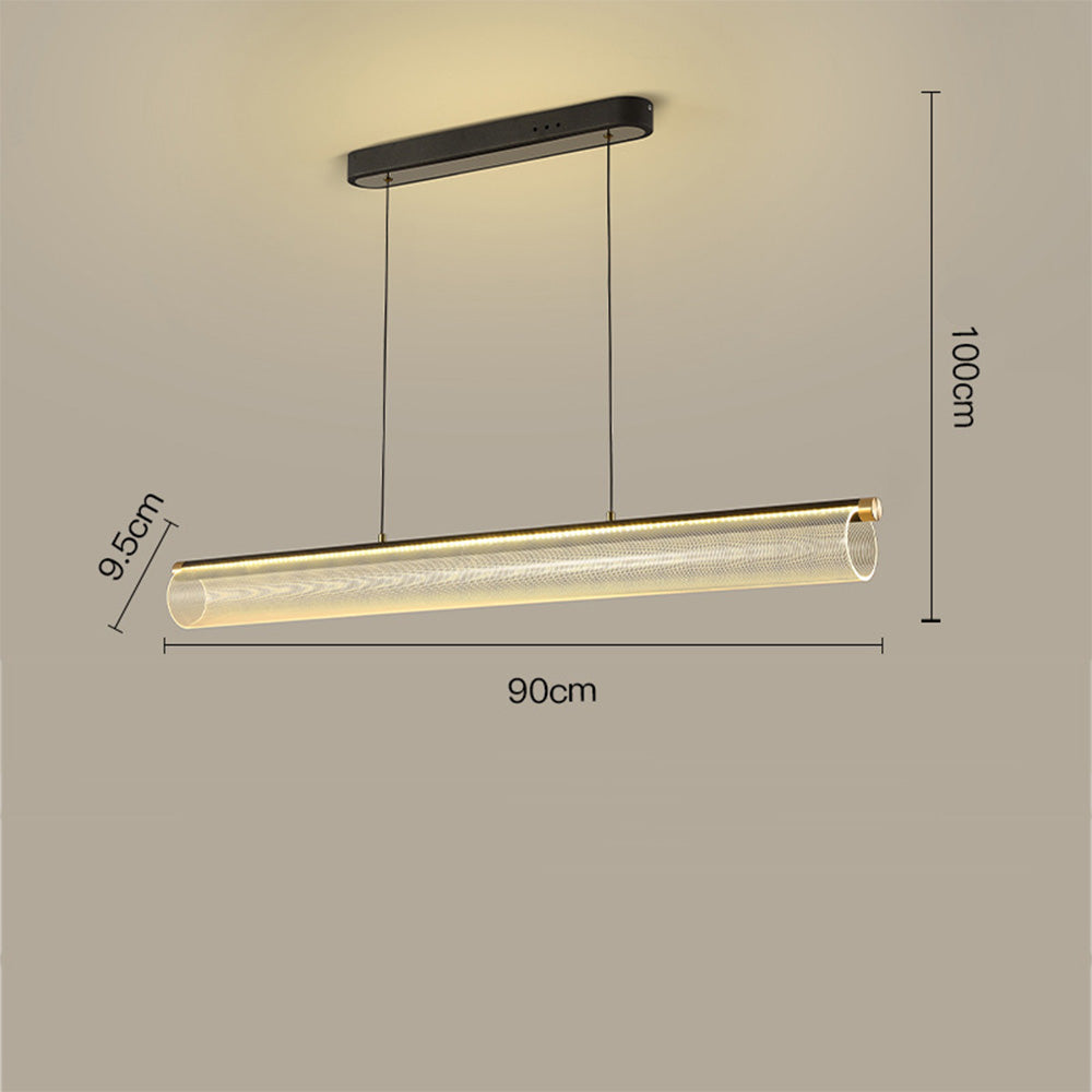 Elva Hanglamp – Nordic Modern, Dimbaar, Acryl & Aluminium, 72W LED