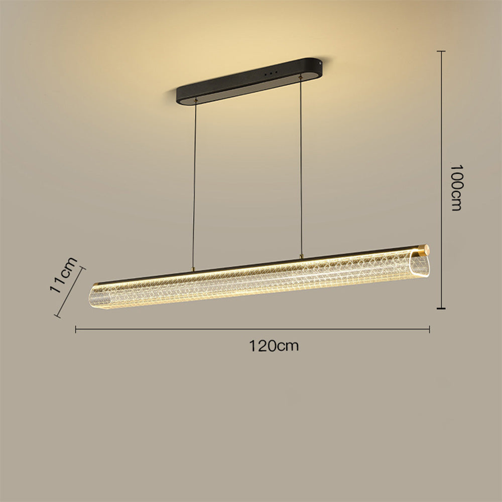 Elva Hanglamp – Nordic Modern, Dimbaar, Acryl & Aluminium, 72W LED