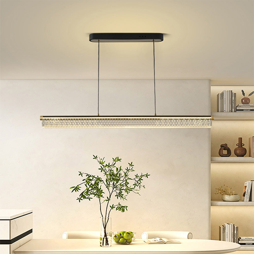 Elva Hanglamp – Nordic Modern, Dimbaar, Acryl & Aluminium, 72W LED