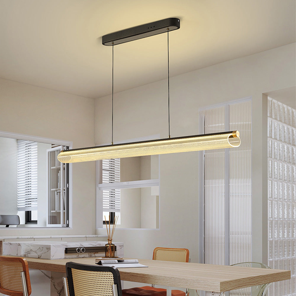 Elva Hanglamp – Nordic Modern, Dimbaar, Acryl & Aluminium, 72W LED