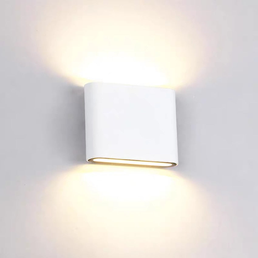 NovaBeam – Moderne LED Waterdichte Wandlamp voor Buiten (Omlopend Licht)