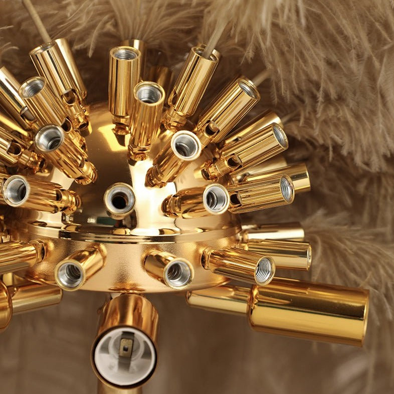 PlumaLuxe – Staande lamp met struisvogelveren in luxe design