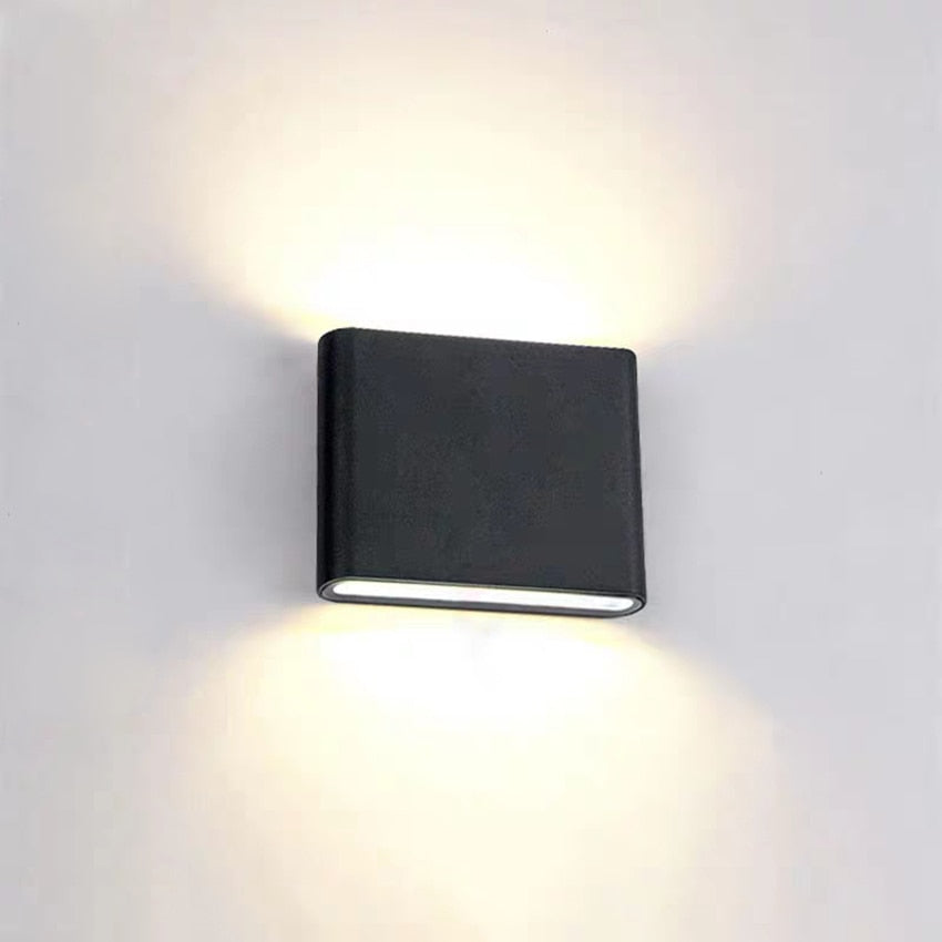 NovaBeam – Moderne LED Waterdichte Wandlamp voor Buiten (Omlopend Licht)