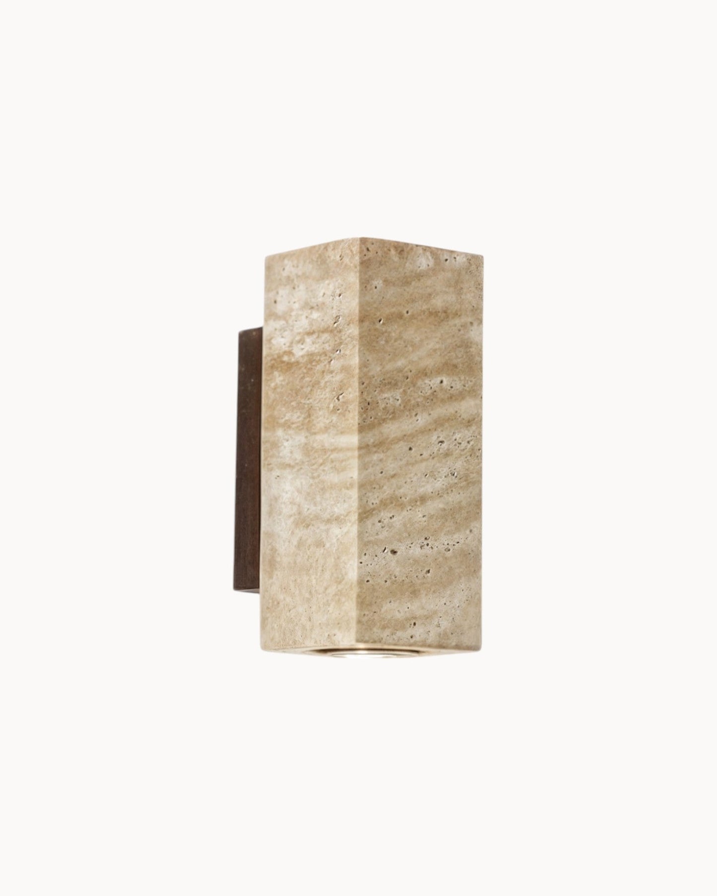 Beige - Wandleuchte Rund