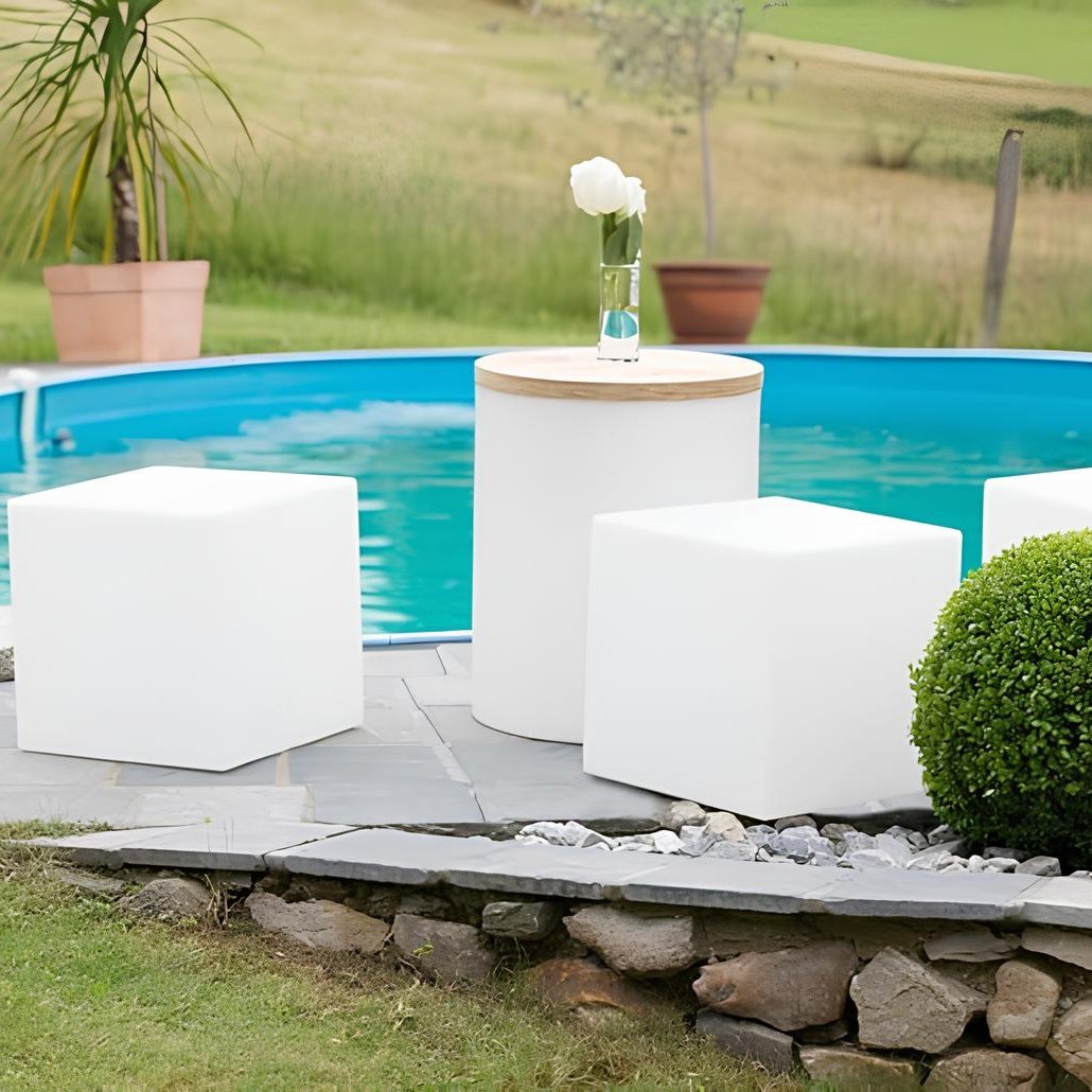 CubeGlow – Kubische Tuinlamp met LED Verlichting