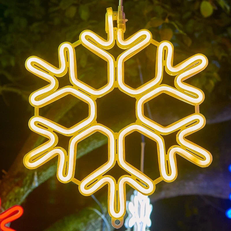 FrostGlow – LED Schneeflockenlicht voor Kerstmis