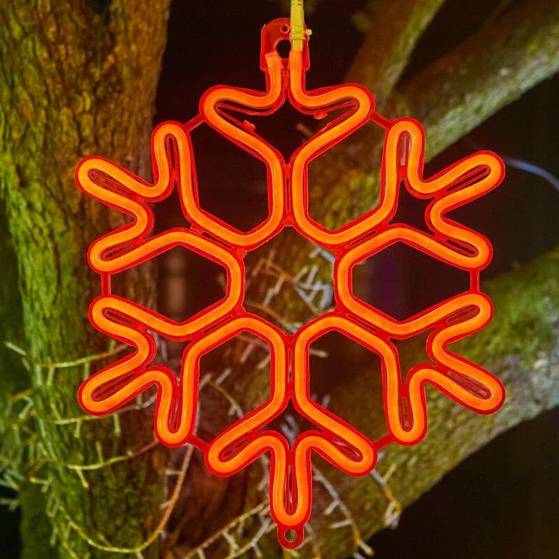 FrostGlow – LED Schneeflockenlicht voor Kerstmis