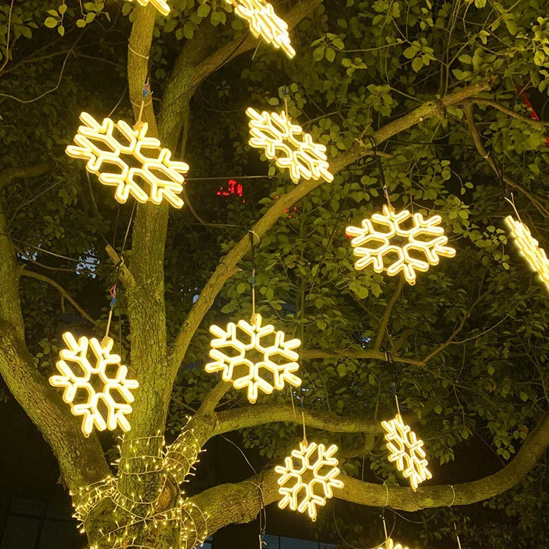 FrostGlow – LED Schneeflockenlicht voor Kerstmis