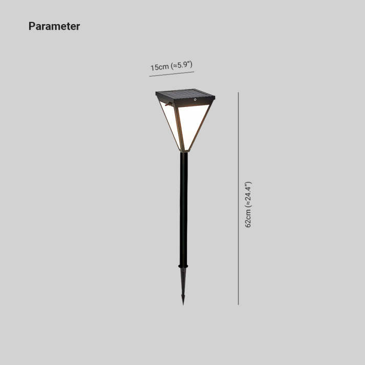 VernoLux – Moderne LED Buitenlamp van Metaal en Acryl in Stijlvol Zwart
