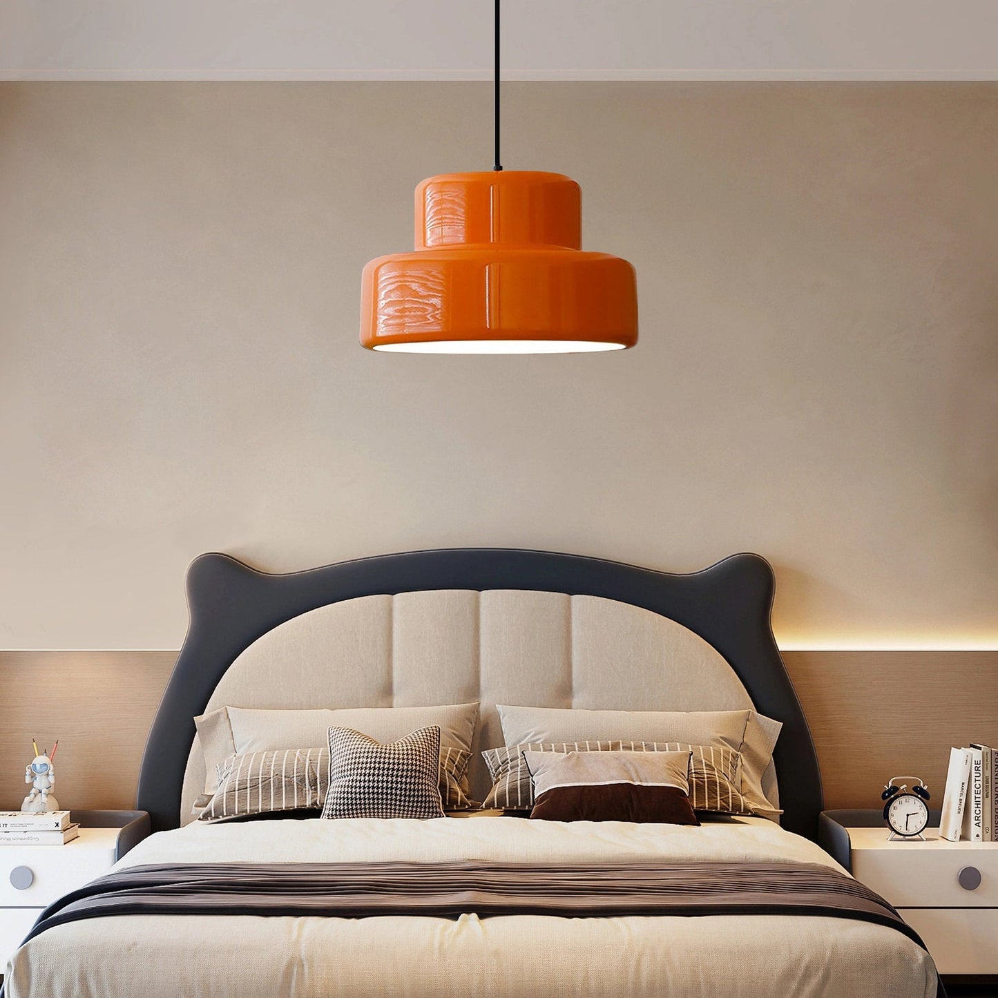 Orange Deco Pendelleuchte