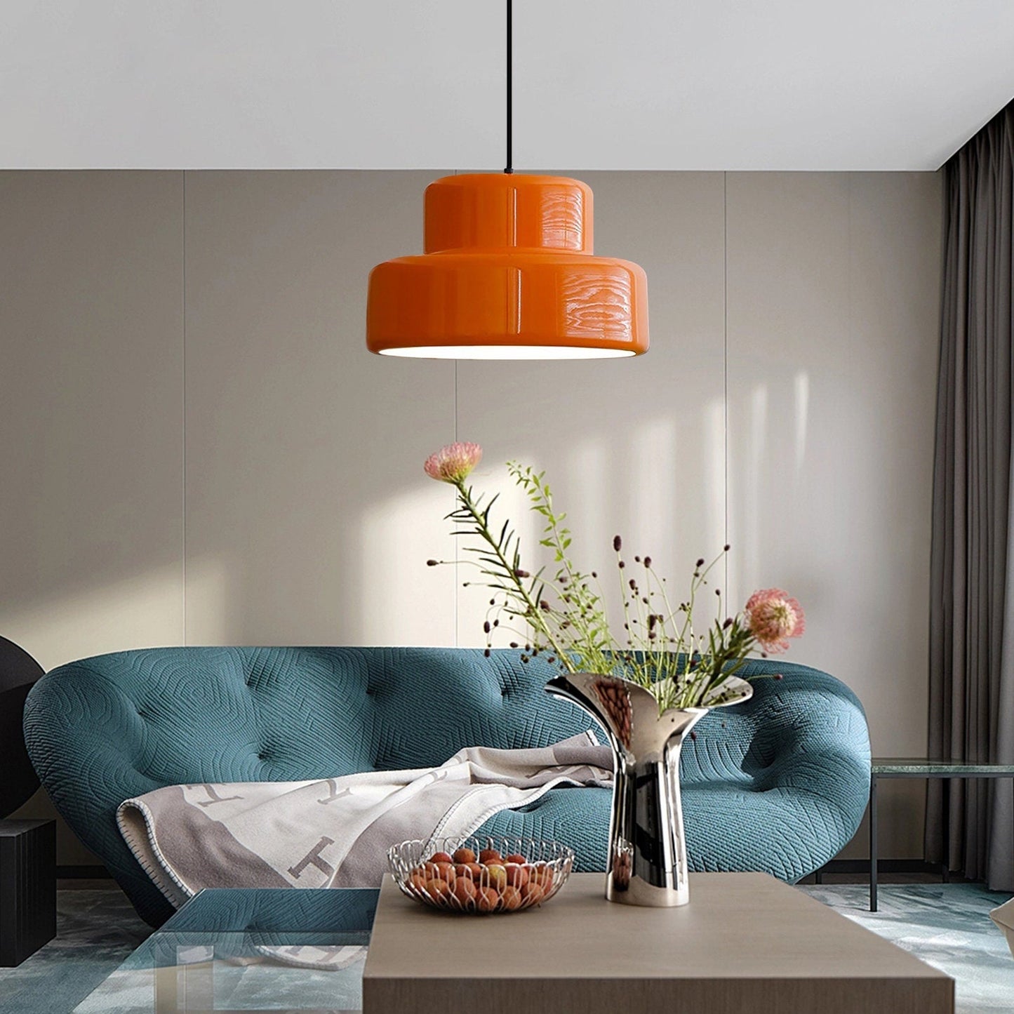 Orange Deco Pendelleuchte