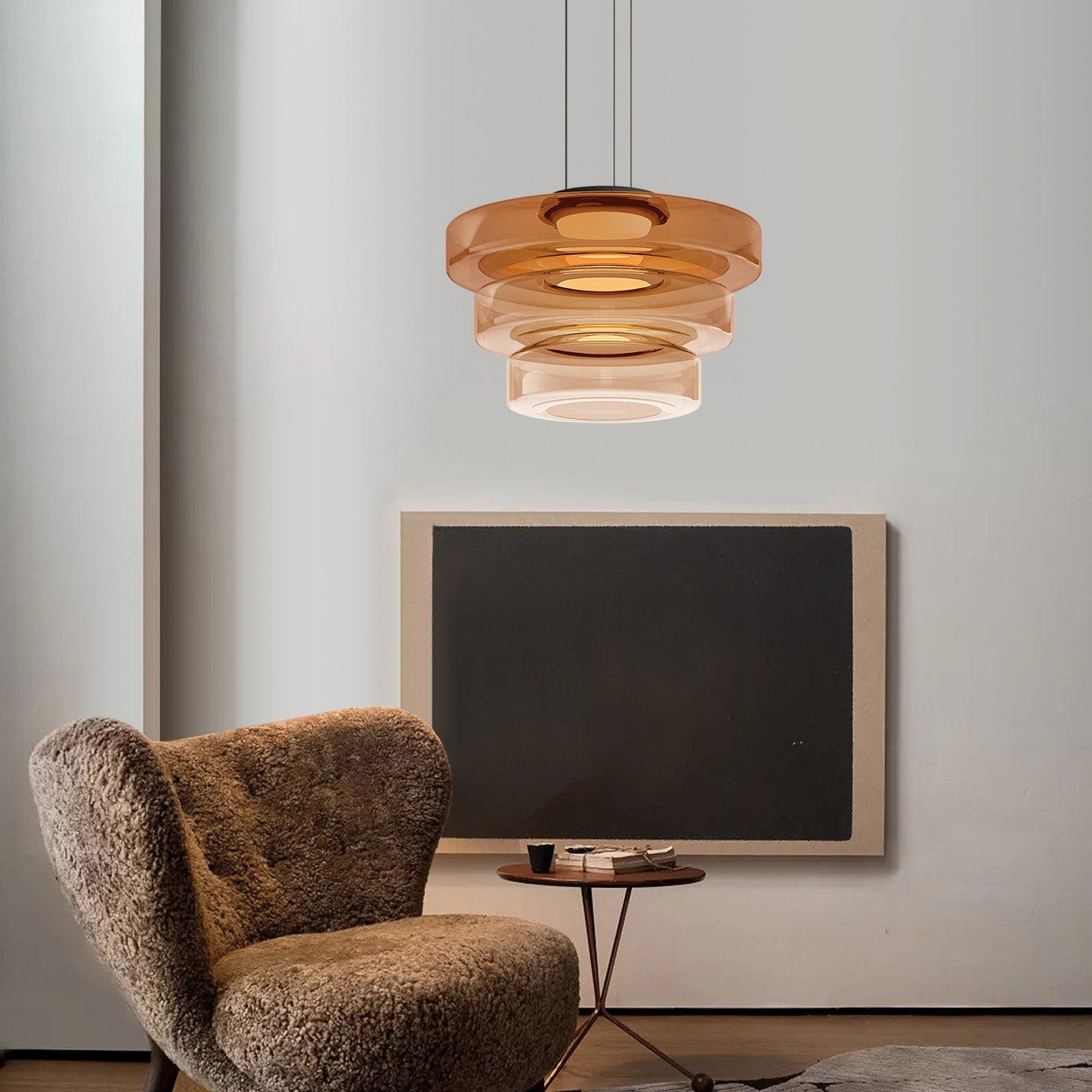 Moderne Glas Pendelleuchte
