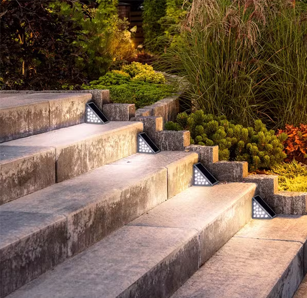 StairGlow – Kabellose Solar Trappenverlichting met Automatische Aan/Uit