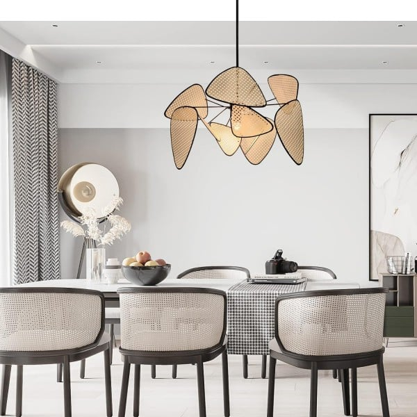 Noa Hanglamp – Natuurlijke Cannage Look, Tijdloos Design