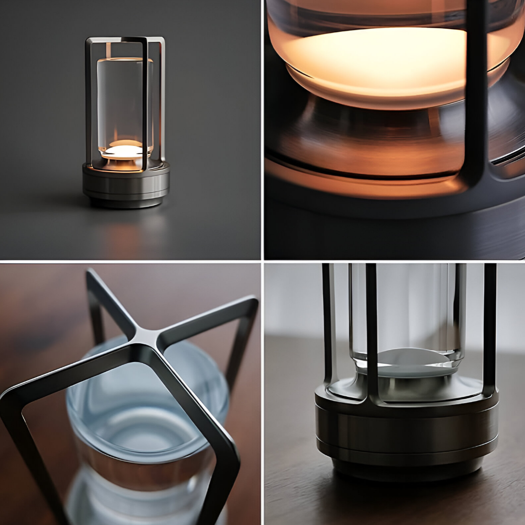 ElegantGlow – Draagbare en waterbestendige design tafellamp