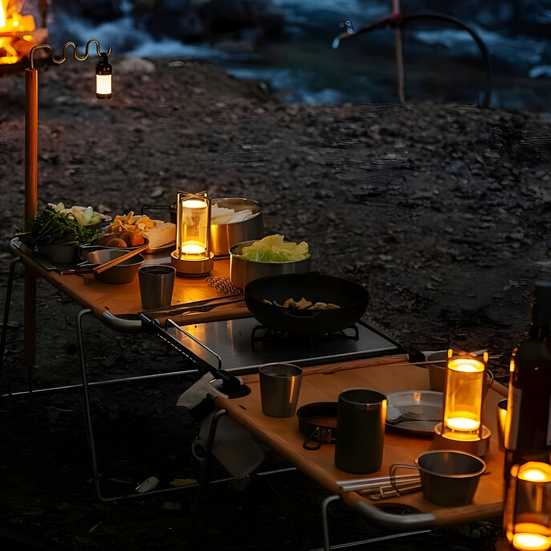 ElegantGlow – Draagbare en waterbestendige design tafellamp