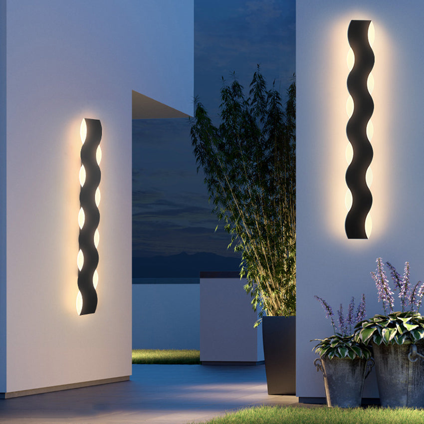 WaveLight – Golvende Wandleuchte voor Buiten